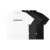 mmlabcrew夏季简约logo绣花白色黑色灰色宽松纯棉，短袖polo衫