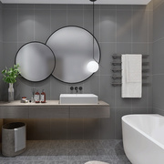 网红莫兰迪瓷砖300x600餐厅民宿背景墙卫生间浴室纯色全瓷墙地砖