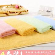 竹纤维毛巾洗脸专用家用小方巾，女竹炭儿童婴儿小号比柔软5条