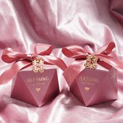 结婚喜糖盒子创意喜糖礼盒韩式浪漫婚礼喜糖袋欧式婚庆糖果盒