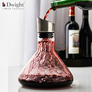 欧式瀑布水晶玻璃醒酒器，葡萄酒快速分酒器，红酒过滤家用红酒杯酒壶