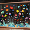海底世界海洋墙贴画幼儿园玻璃，贴纸窗户贴画儿童房装饰卡通小图案
