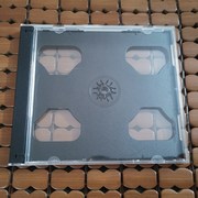 进口 双碟 CD盒子 2CD 收纳盒 软体/光碟盒 黑色碟盒