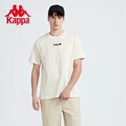 卡帕kappa短袖2022男运动休闲t恤夏季纯棉半袖k0c32td69