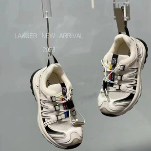 LAKUER拉酷儿韩国2023夏季女童韩版透气跑步鞋男童潮牌运动鞋