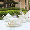 英式骨瓷下午茶茶杯 可爱田园莓果茶具 家用装饰陶瓷红茶杯咖啡杯