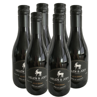 澳大利亚原瓶进口红酒澳洲西拉干红葡萄酒小瓶装187ml整箱6支装