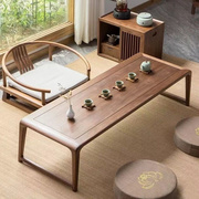 传福匠茶桌老榆木榻榻米地台茶几小矮桌炕桌实木仿古禅意日式飘窗