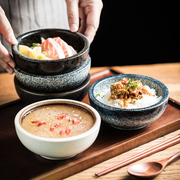 日式加厚小碗陶瓷圆钵碗家用米，饭碗汤碗创意，小号餐具甜品小吃碗