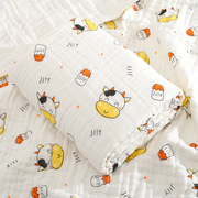 婴儿浴巾纯棉四层纱布宝宝用品新生儿童盖毯初生包被