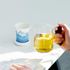 透明耐热玻璃水杯茶杯茶水分离杯陶瓷内胆过滤办公室个人杯花茶杯