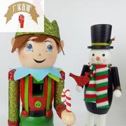 胡桃木夹子摆放木偶装饰木质品工艺品圣诞节礼物