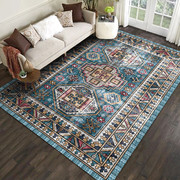 美式复古地毯北欧民族风客厅沙发茶几垫卧室床边毯摩洛哥波西米亚