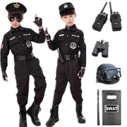 儿童警察服套装特警服，玩具全套装备春秋，男女警服夏季特种兵演出服