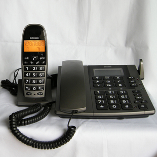 数字无绳电话子母机一拖一来电显示老人家用固话办公无线座机