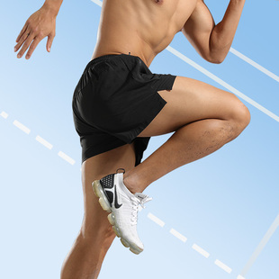 马拉松跑步田径短裤速干三分裤男女运动体育生训练裤健身裤冰丝