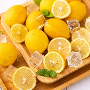 四川真安岳黄柠檬3斤当季新鲜水果泡饮薄皮香水鲜甜柠檬生鲜