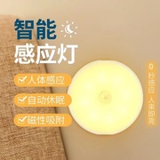 LED智能人体感应灯小夜灯感应衣橱灯玄关楼梯灯USB充电夜灯