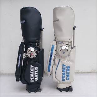 高尔夫球包拉杆高尔夫球包防水(包防水)pu运动球杆包golf标准球袋黑