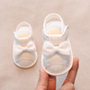 夏季婴儿凉鞋女宝宝鞋子棉布公主软底防滑婴幼儿6到12个月学步鞋