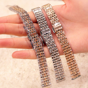 适配dw表带钢带，时尚细款2023年卡西欧男女，通用替换手表链