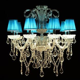 欧式水晶吊灯轻奢客厅灯，美式后现代简约蜡烛餐厅，灯北欧卧室灯
