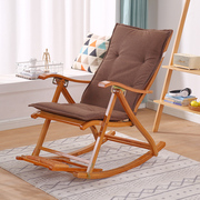 定制躺椅垫子四季通用棉麻，藤椅坐垫靠垫，一体冬季午休摇摇椅折叠椅