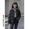 「又巷」棉服女冬季2021韩版时尚短款宽松外套立领黑色面包服