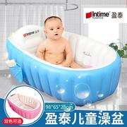 2024婴儿充气浴盆婴儿小澡盆，儿童充气折叠澡盆游泳池洗澡