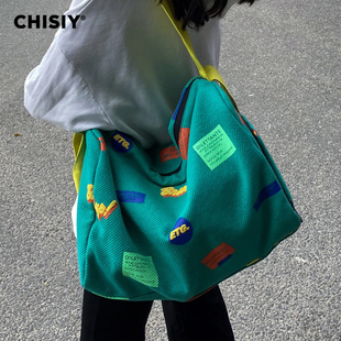 chisiy琪熙原创设计运动健身包女包潮牌斜挎包干湿分离短途旅游包
