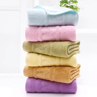 素色竹林断档竹纤维浴巾成人，加厚吸水美容院，毛巾浴巾套巾