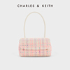 CHARLES&KEITH23秋季CK2-50782061柔软纯色单肩腋下包女包
