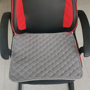 四季办公椅坐垫亚麻椅子垫正方形防滑凳子垫纯色高档座椅垫夏季垫