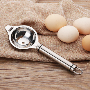 304不锈钢蛋清分离器长柄蛋黄分离器漏蛋器分蛋器厨房diy工具