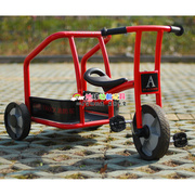 儿童三轮车幼教双人脚踏车滑板车幼儿园专用童车户外运动玩具童车
