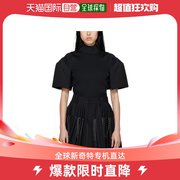 香港直邮潮奢 Sacai 女士短袖高领衫