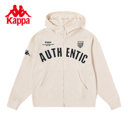 Kappa卡帕男女开衫2023秋字母卫衣运动休闲长袖外套K0DY2MK01