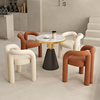设计师创意网红一桌四椅组合休闲会客洽谈家用化妆餐厅桌椅