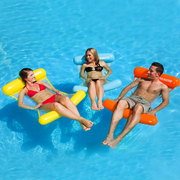 水上充气吊床沙，发漂浮浮床可折叠夏季靠背浮排躺椅泳池浮椅游泳圈