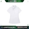 韩国直邮UNDER ARMER 女性高尔夫球短袖有领T恤衫 白色 1377335