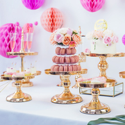 欧式生日蛋糕架子多层下午茶点心盘，托盘婚礼甜品台装饰摆件展示架