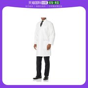 美国直邮dickies女士外套实验室，大衣白色棉质，宽松舒适中(舒适中)长款