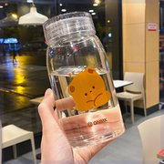 高硼硅玻璃杯耐热防爆便携柠檬杯泡花茶杯子单层商务男女水杯学生