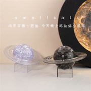 立体水晶拼图星球模型3d透明拼装成年手工，diy礼物玩具高难度大。