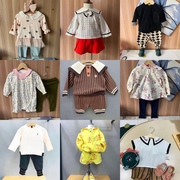 韩国小云朵童装男女童秋冬套装1-6岁男女宝宝裤子上衣两件套偏小