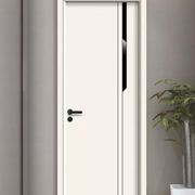 木门卧室门室内门套装门，实木复合房门碳晶生态，门烤漆门免漆门简约
