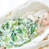 婴儿纱布小毯子夏季薄款竹纤维空调，被新生儿被子盖毯包巾毯透气夏