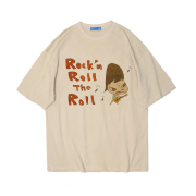 日本艺术家 奈良美智 NARA娃娃 大头小女孩男女T恤日系tee shirt