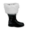 美国funtasma2.5cm黑色仿皮，平跟靴踝靴人造毛边，装饰冬靴短靴男靴