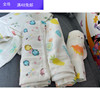 处理宝宝纯棉纱布浴巾，新生婴幼儿纱布，包巾6层4层2层纱布